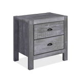 Montauk Solid Wood 2-drawer Nightstand
