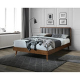 Monte Rosa Wooden Upholstery Platfoam Queen Bed