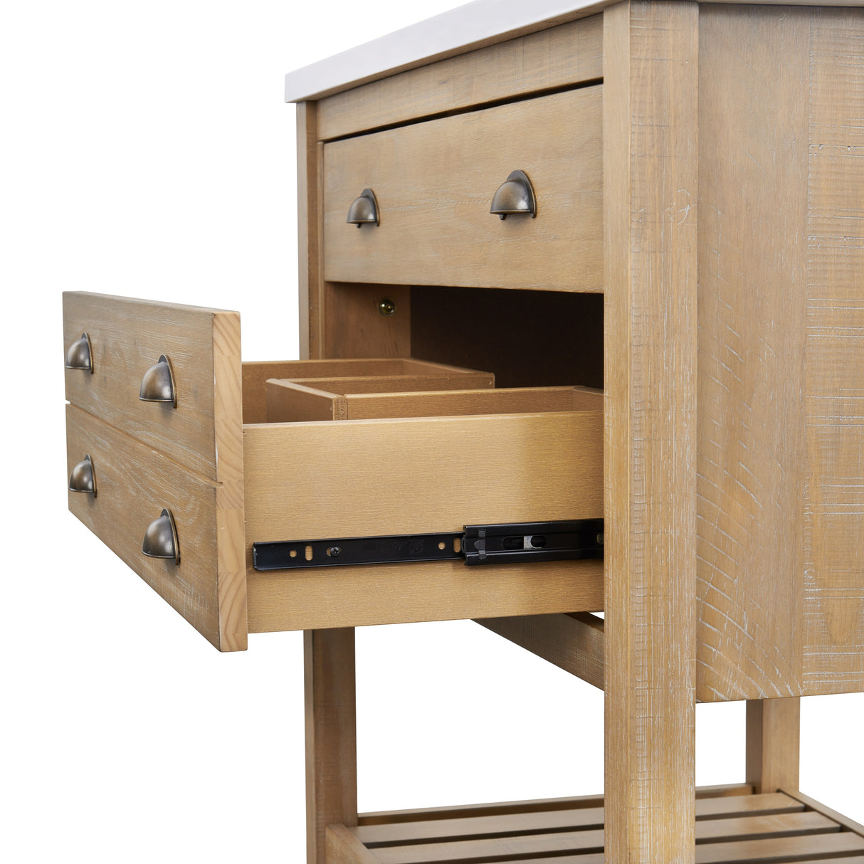 Avondale 24 in. Vanity Cabinet Only in Weathered Pine Avondale 24 in. Vanity Cabinet Only in Weathered Pine