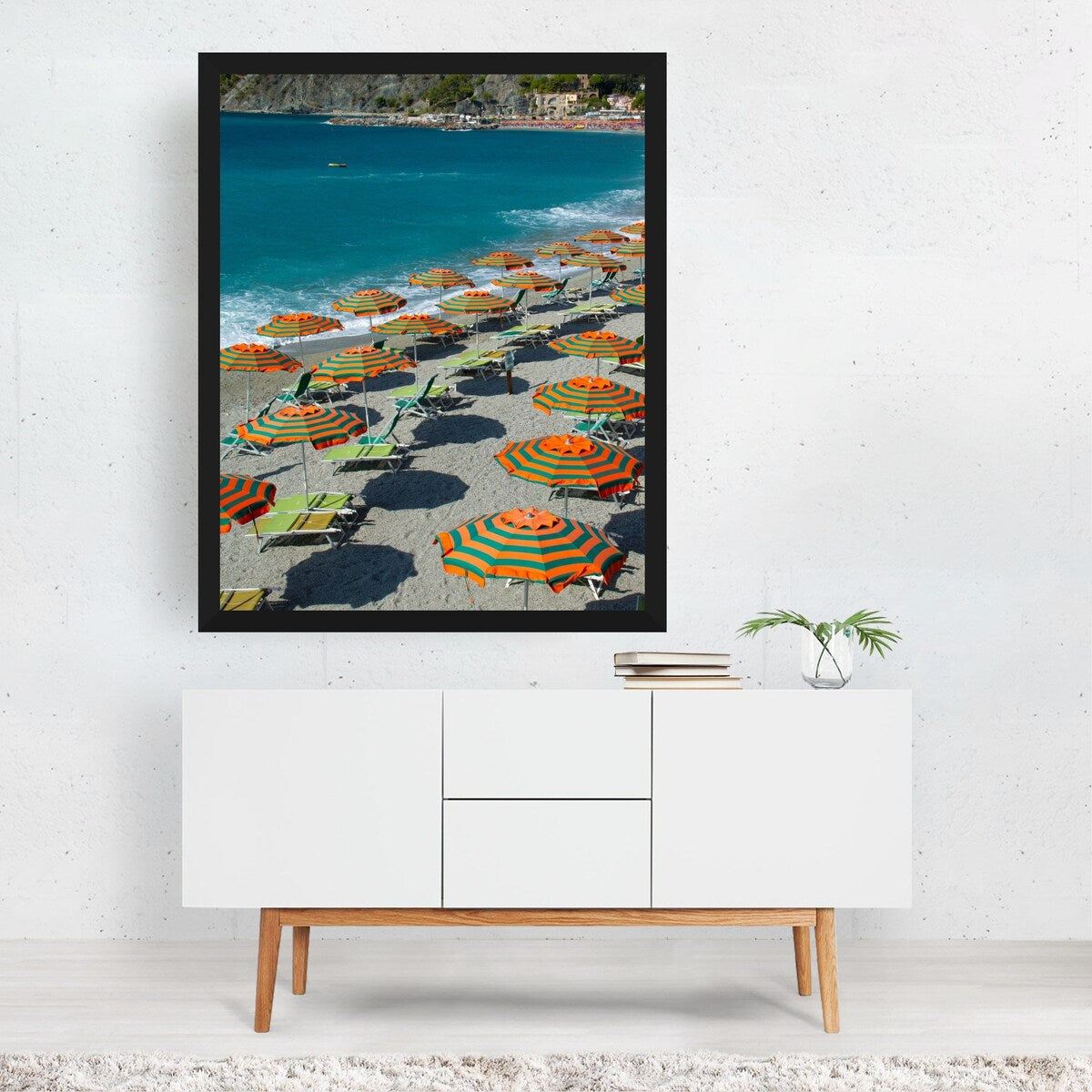 Monterosso al Mare Liguria Italy Photography Beach Art Print/Poster
