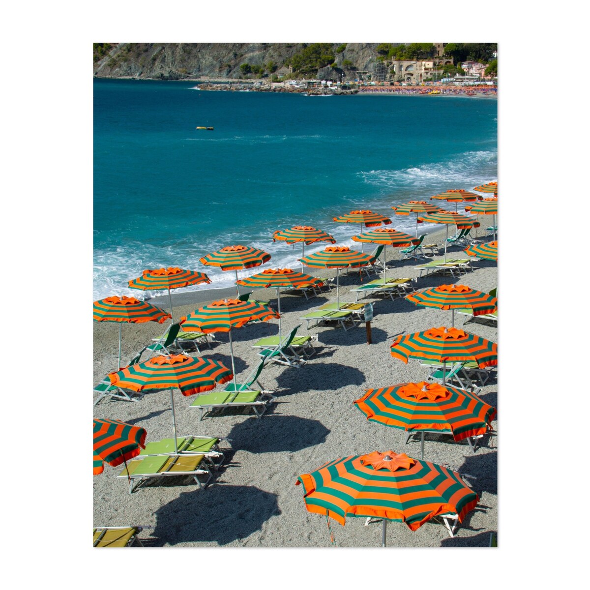 Monterosso al Mare Liguria Italy Photography Beach Art Print/Poster