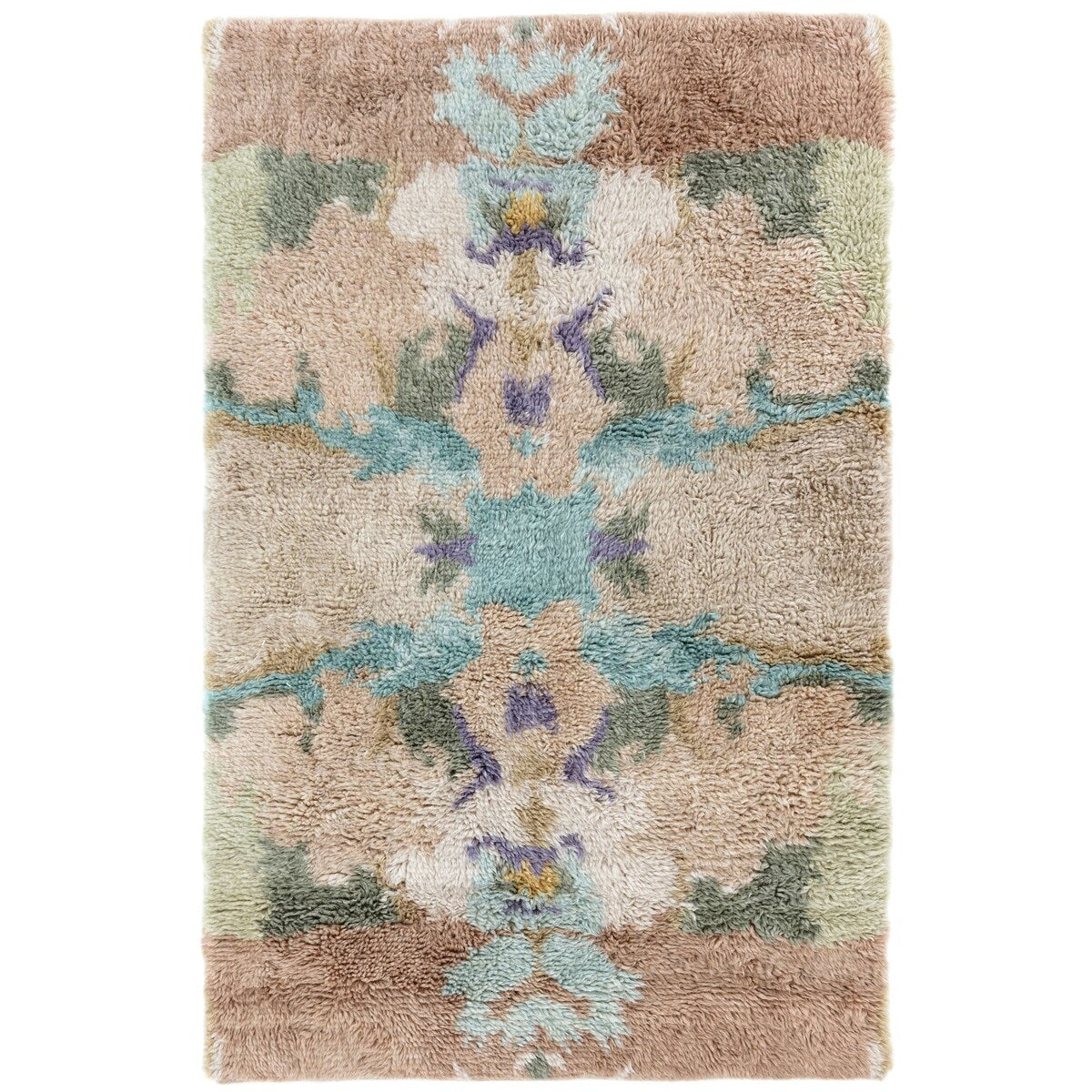 Montgomery Pastel Abstract Hand Knotted Wool Rug - 5x8