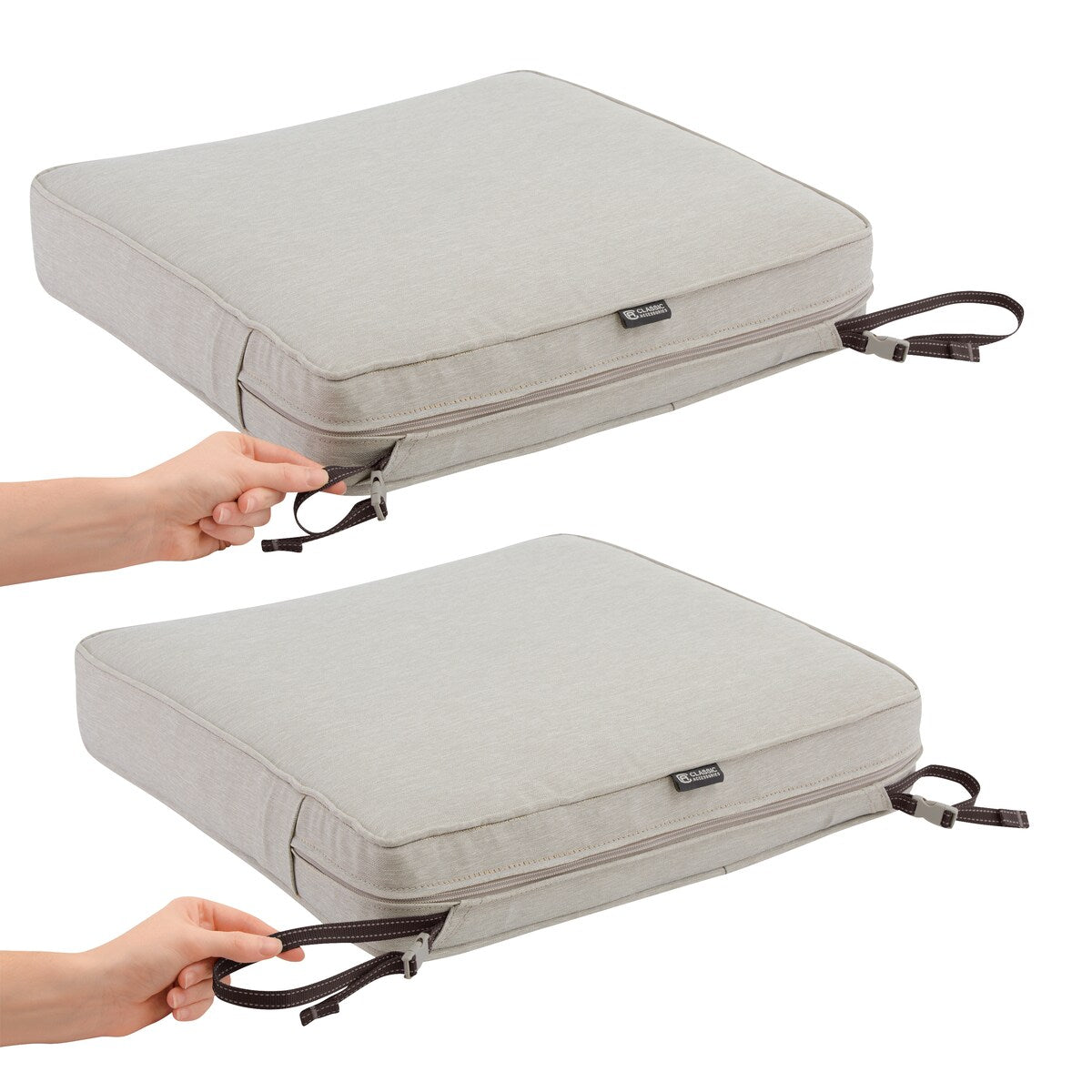 Classic Accessories Montlake Water-resistant Seat Cushion Slip Cover