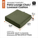 Classic Accessories Montlake Water-Resistant 23 x 23 x 5 Inch Patio Seat Cushion
