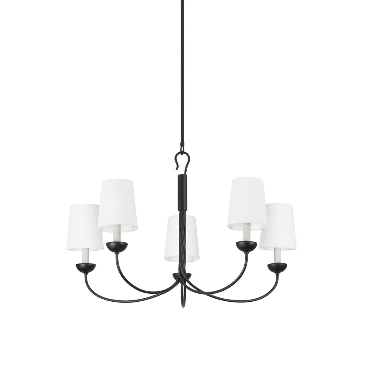 Montpelier 34" Wide 5-Light Chandelier
