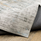 Vista Home Montreux Contemporary Abstract Gray Area Rug