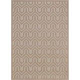 Rug Squared Montrose Ivory/ Sand Geometric Area Rug (7'9 x 10'10) - 7'9" x 10'10"