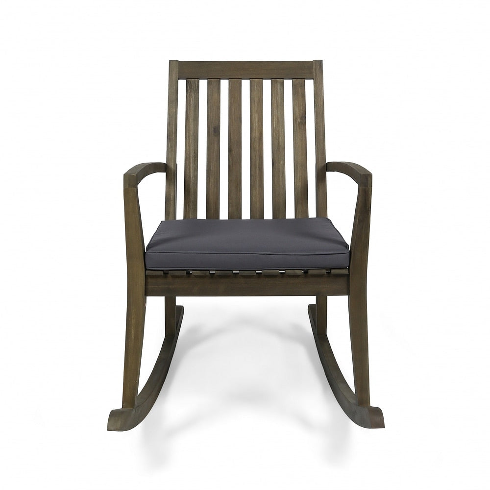 Montrose Traditional Outdoor Acacia Wood Rocking Chairs (Set of 2) by Christopher Knight Home