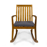 Montrose Traditional Outdoor Acacia Wood Rocking Chairs (Set of 2) by Christopher Knight Home