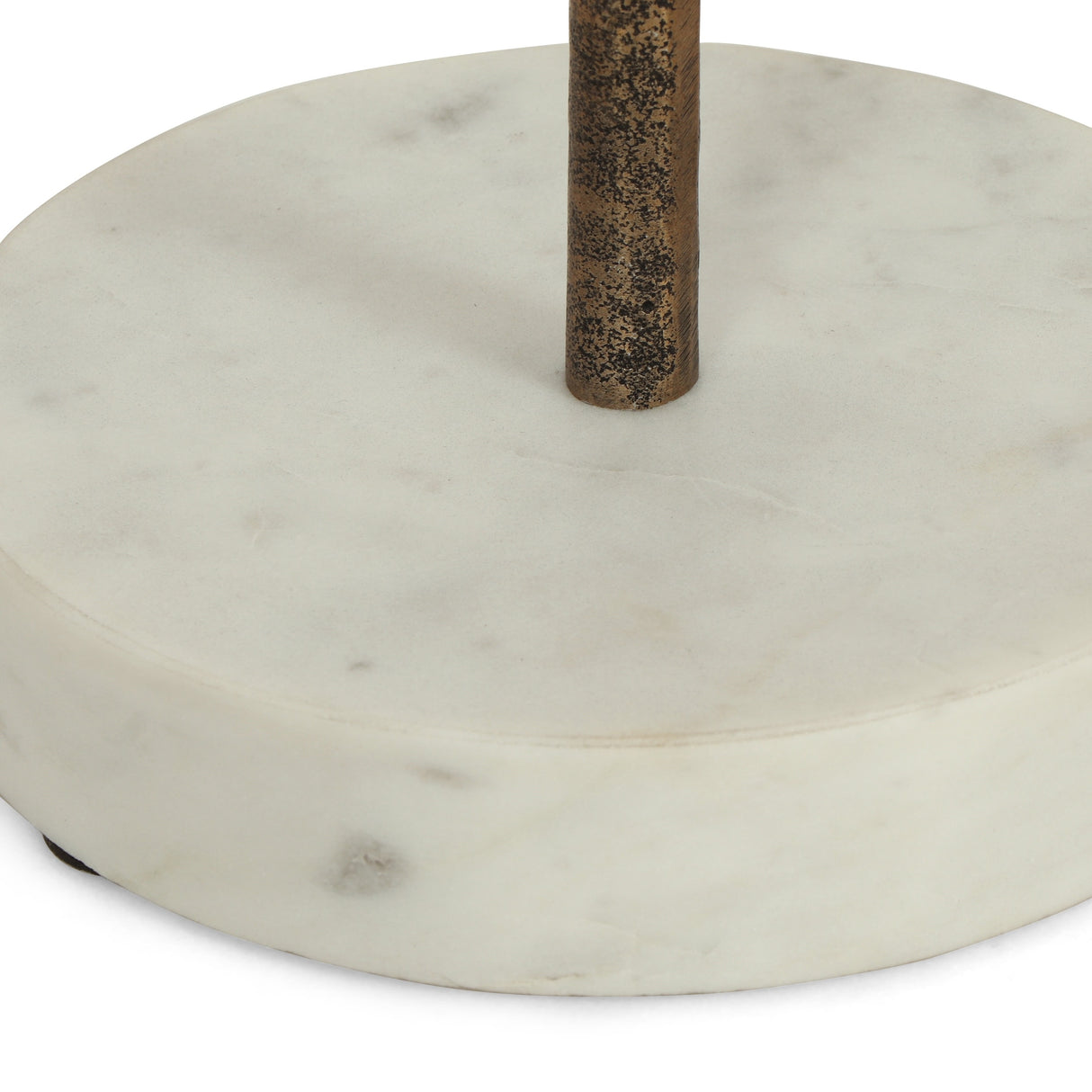 Montville Indoor Aluminum and Marble Handcrafted Abstract Face Decor with Stand by Christopher Knight Home