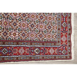 Mood Geometric Hand Knotted Wool & Silk Highlight Persian Rug - 6'3" x 2'8" Runner