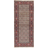 Mood Geometric Hand Knotted Wool & Silk Highlight Persian Rug - 6'3" x 2'8" Runner