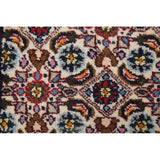 Mood Geometric Hand Knotted Wool & Silk Highlight Persian Rug - 6'3" x 2'8" Runner