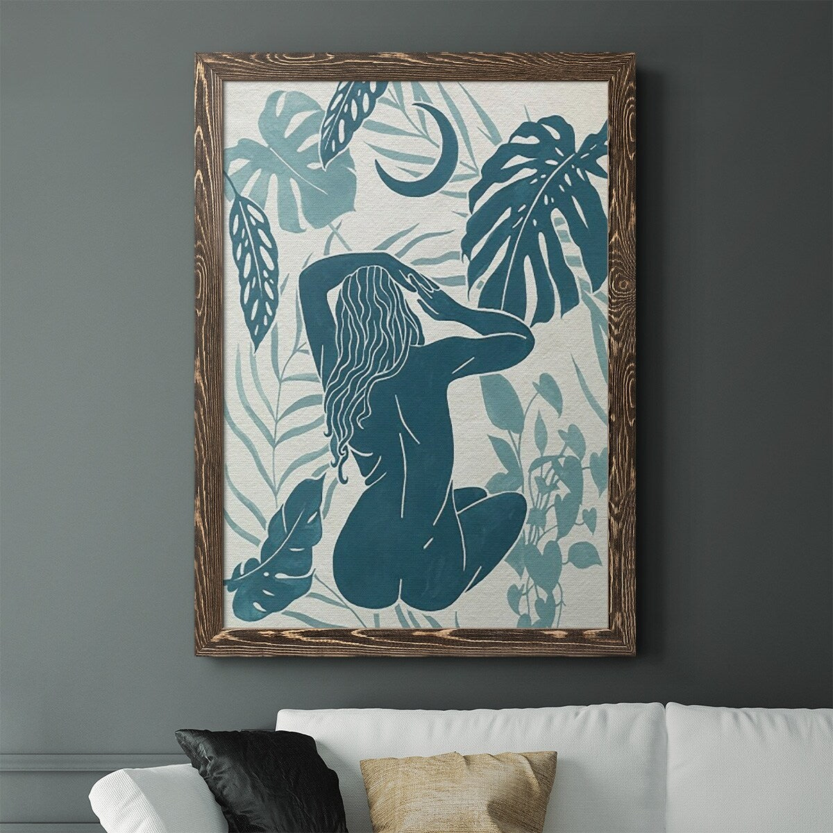 Moon Gazer IV-Premium Framed Canvas - Ready to Hang