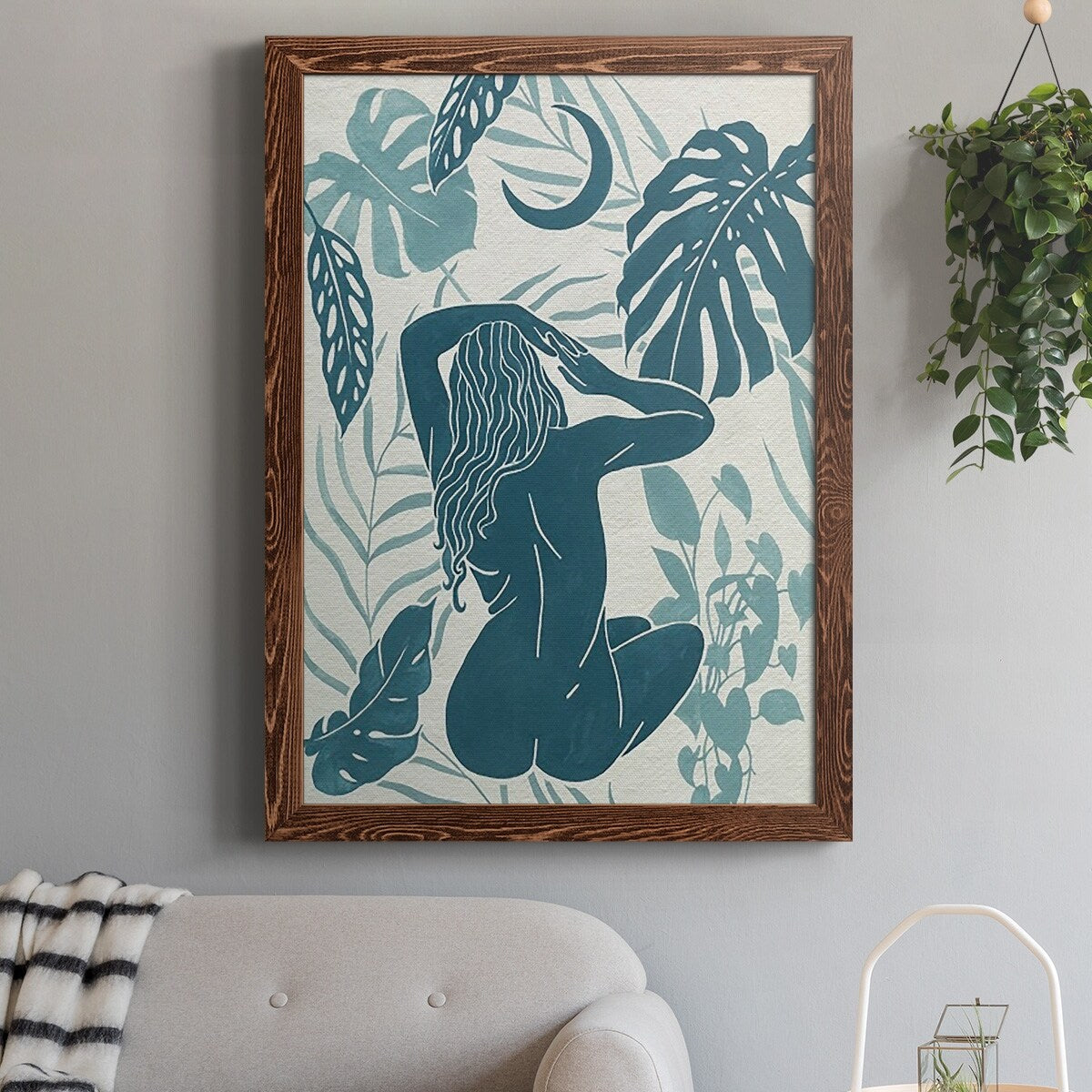 Moon Gazer IV-Premium Framed Canvas - Ready to Hang