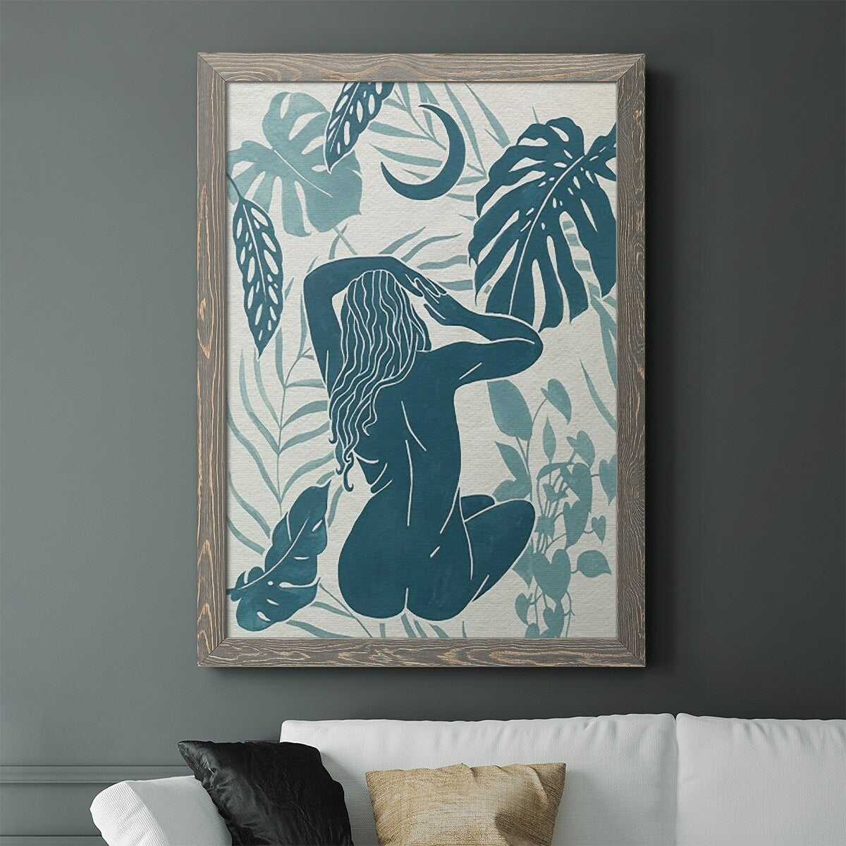 Moon Gazer IV-Premium Framed Canvas - Ready to Hang