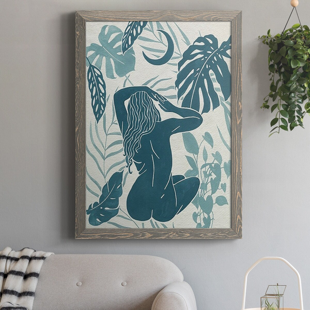 Moon Gazer IV-Premium Framed Canvas - Ready to Hang
