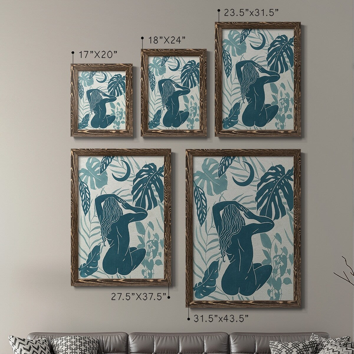 Moon Gazer IV-Premium Framed Canvas - Ready to Hang
