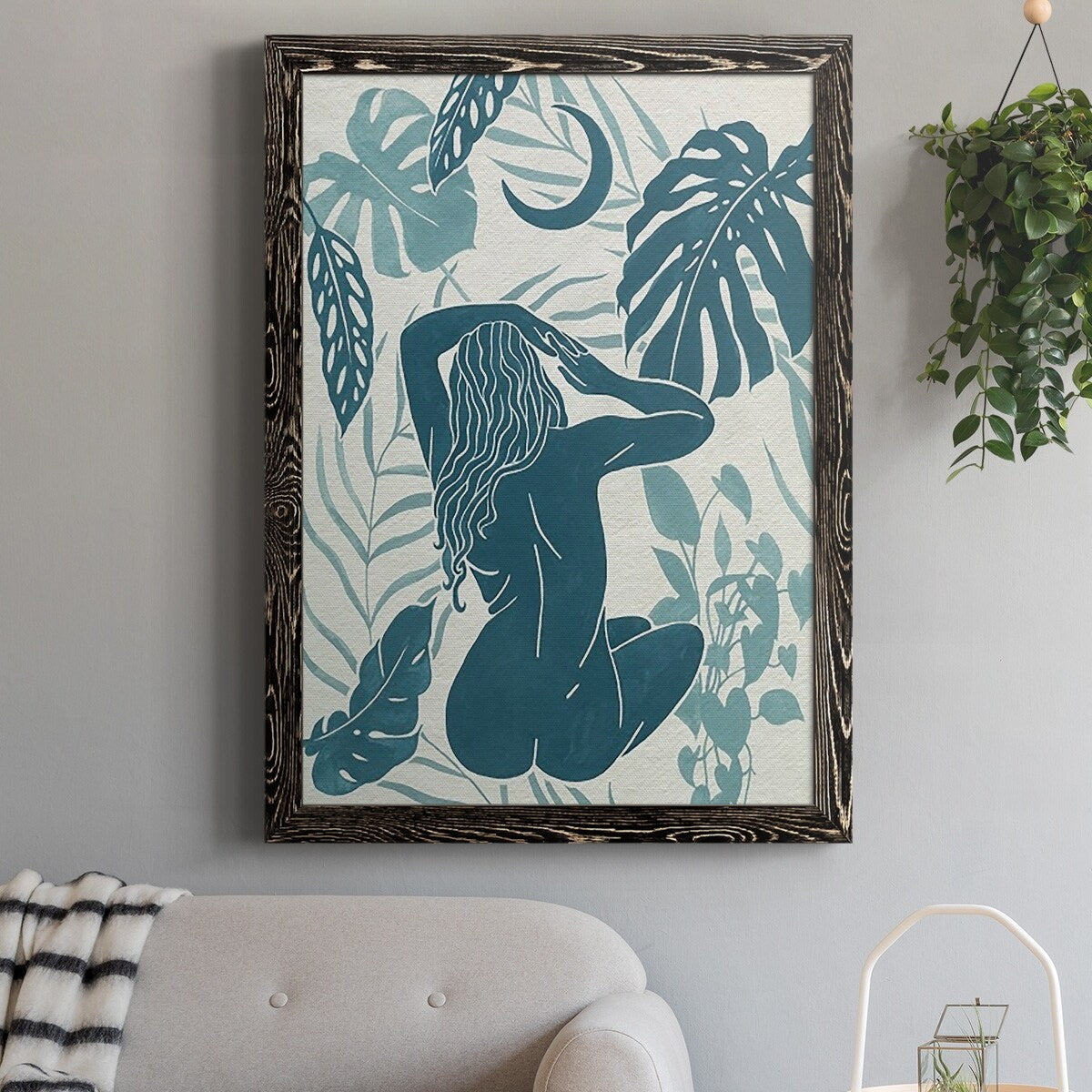Moon Gazer IV-Premium Framed Canvas - Ready to Hang