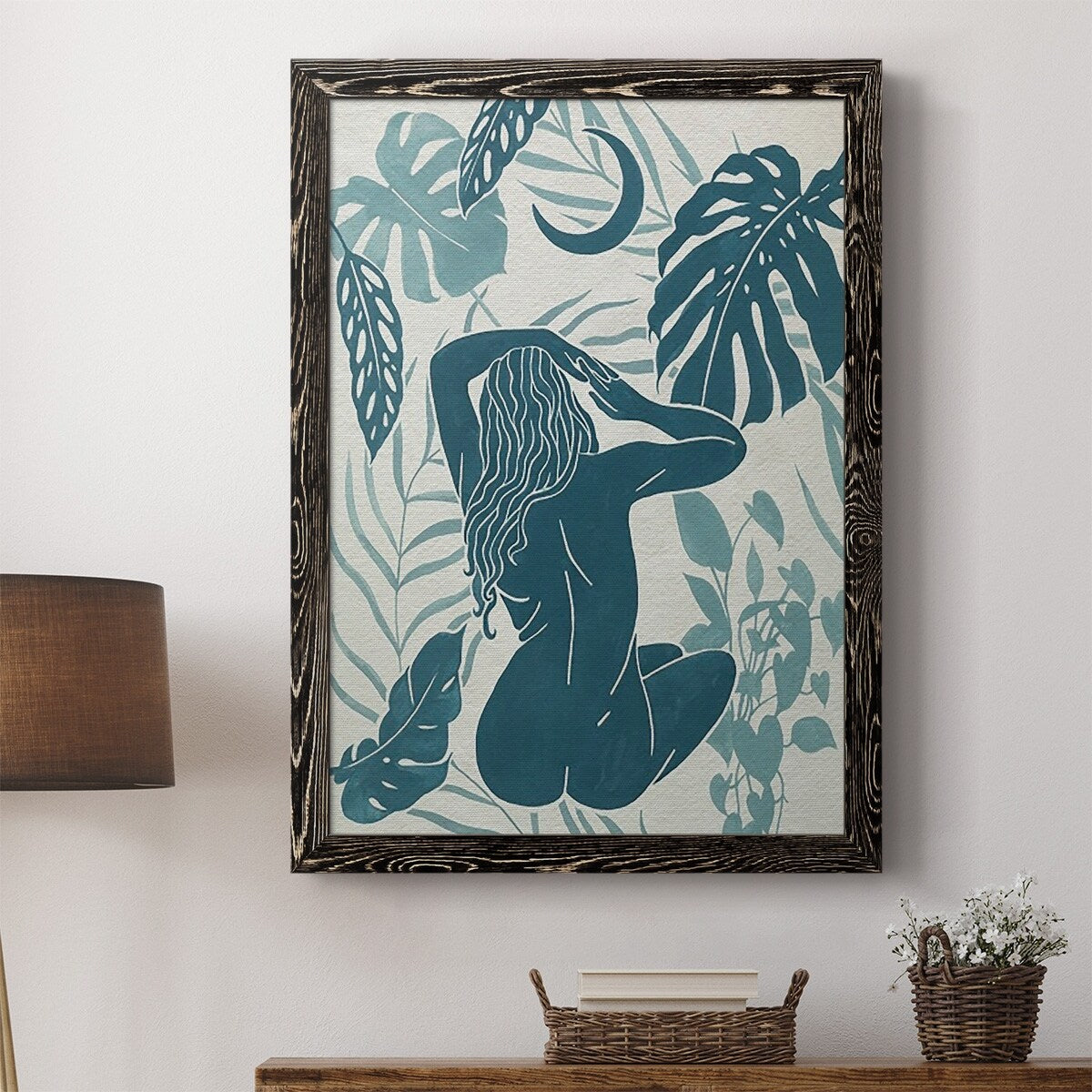 Moon Gazer IV-Premium Framed Canvas - Ready to Hang