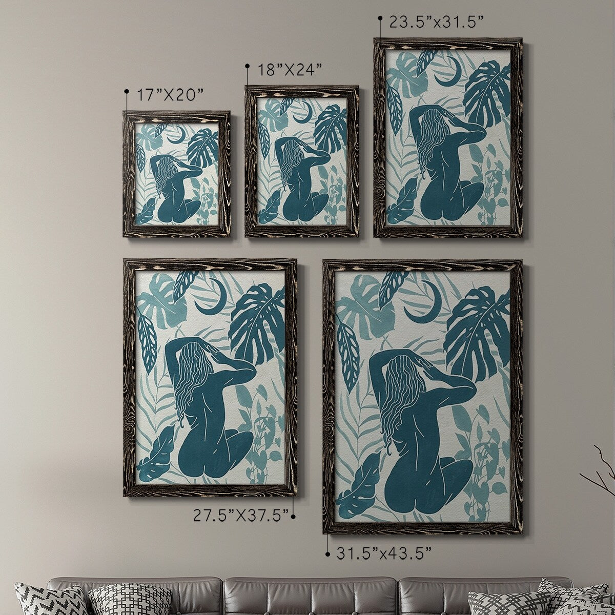 Moon Gazer IV-Premium Framed Canvas - Ready to Hang