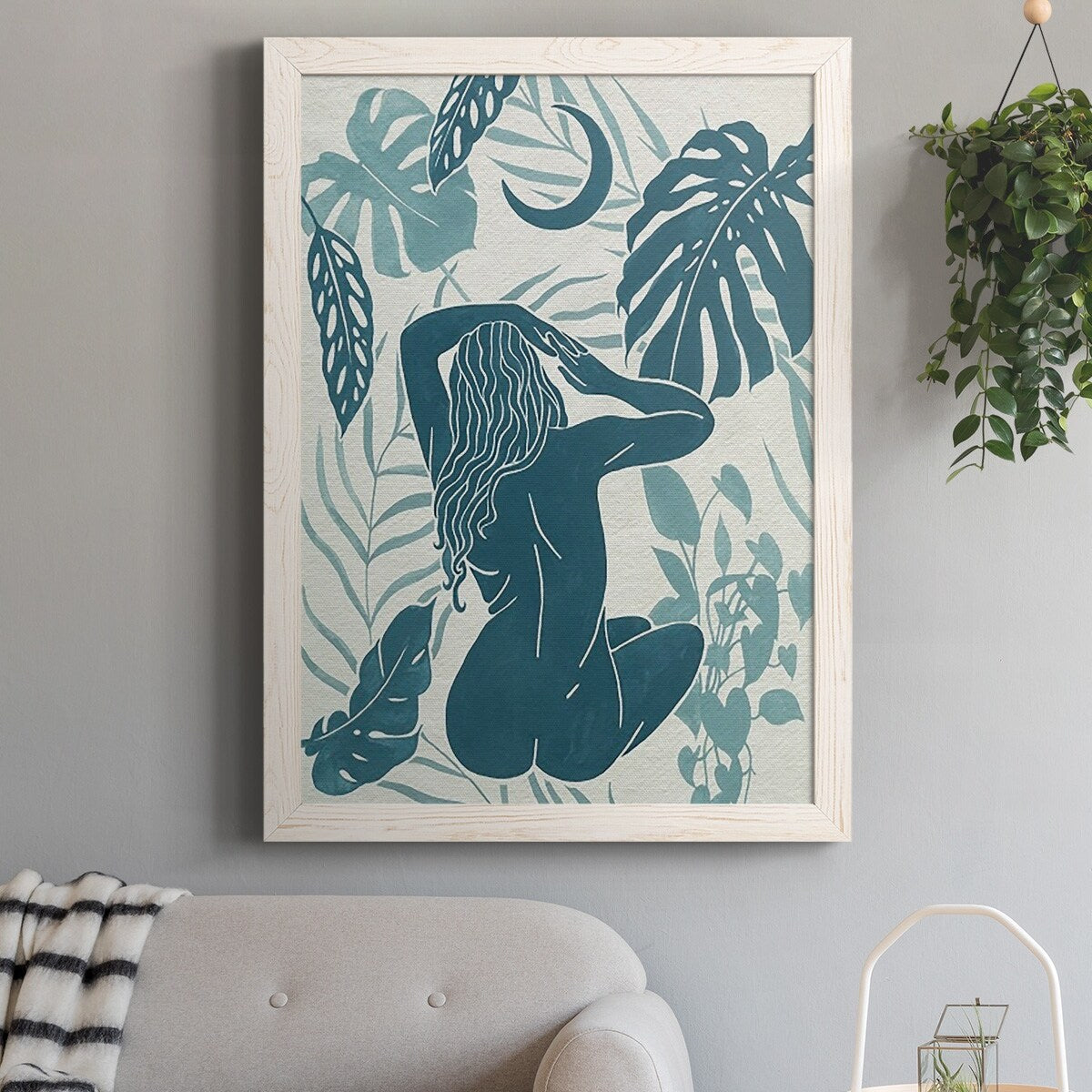 Moon Gazer IV-Premium Framed Canvas - Ready to Hang
