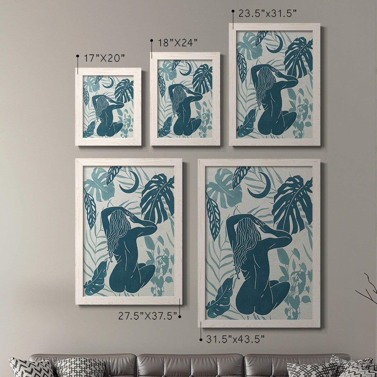 Moon Gazer IV-Premium Framed Canvas - Ready to Hang