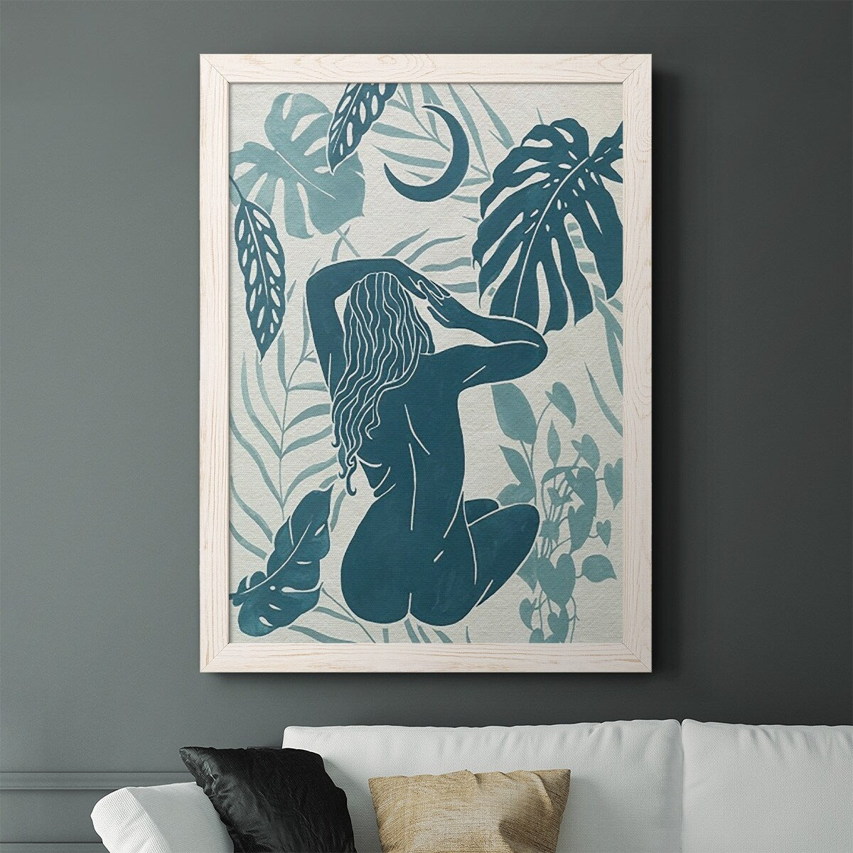 Moon Gazer IV-Premium Framed Canvas - Ready to Hang