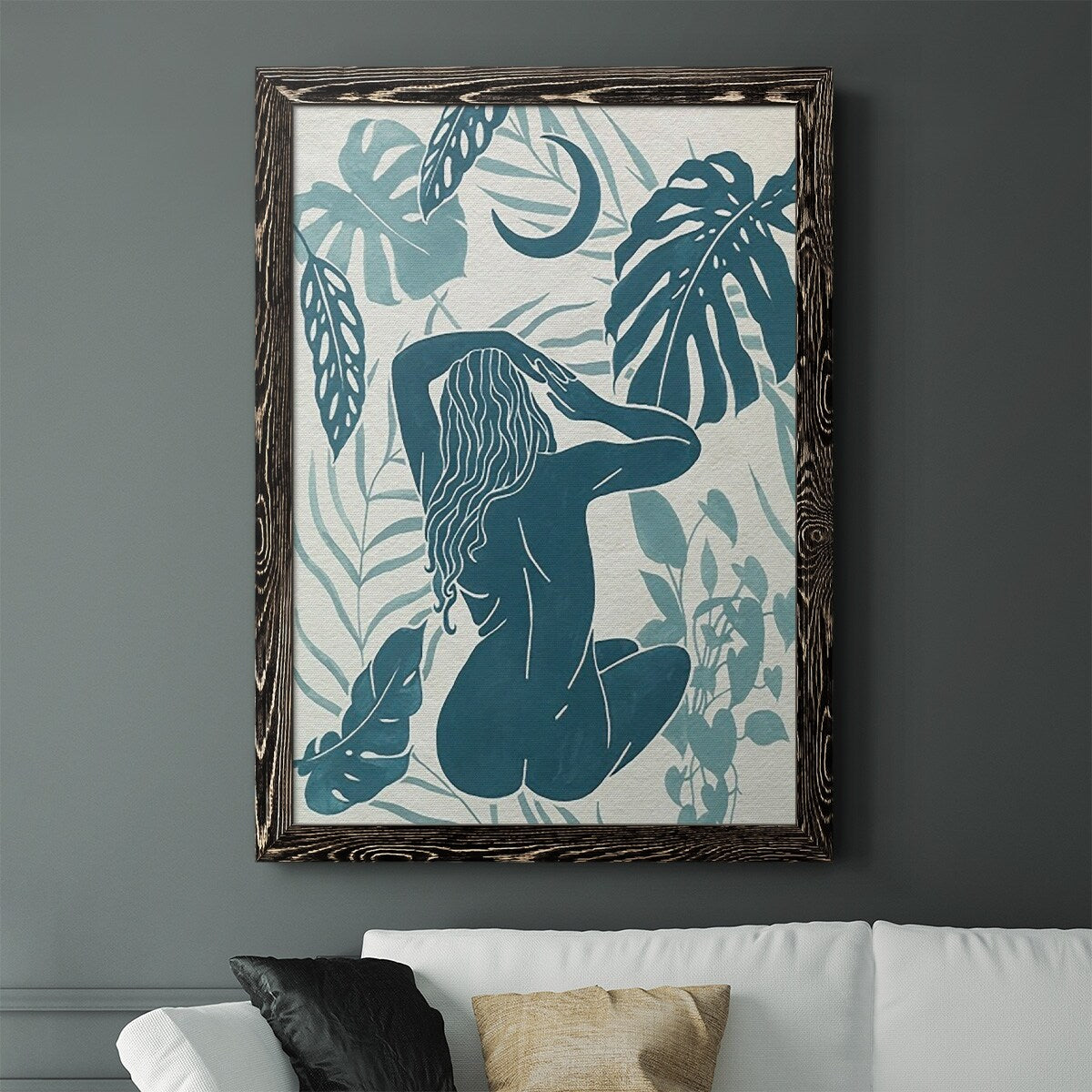 Moon Gazer IV-Premium Framed Canvas - Ready to Hang