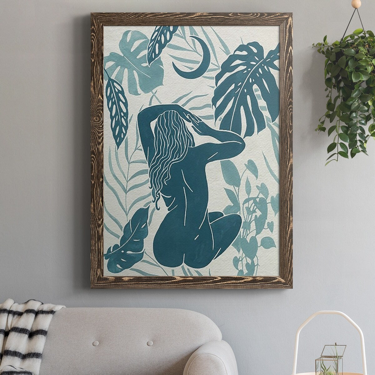 Moon Gazer IV-Premium Framed Canvas - Ready to Hang
