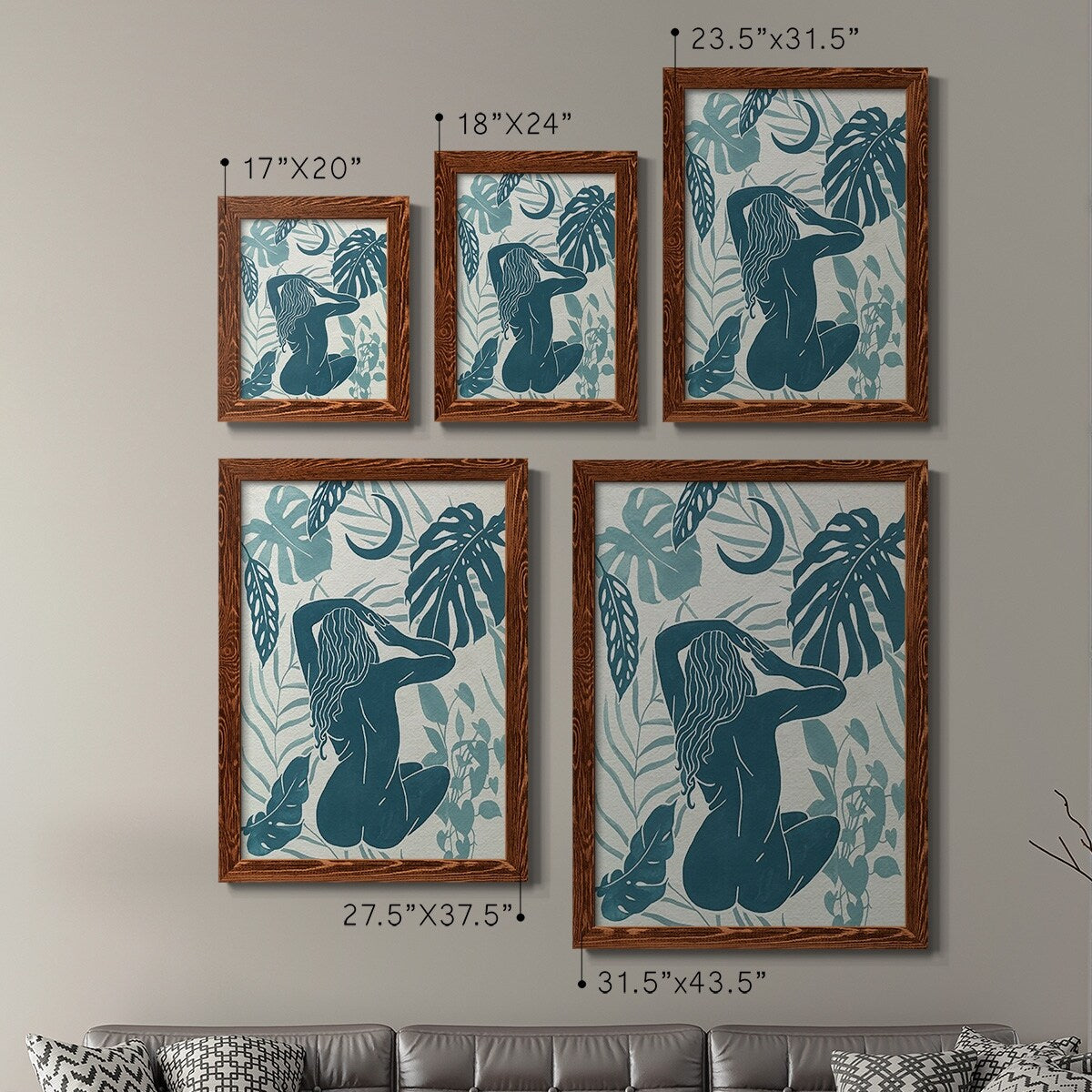 Moon Gazer IV-Premium Framed Canvas - Ready to Hang