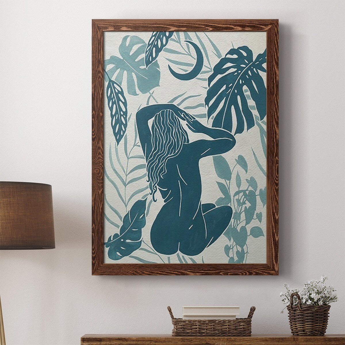 Moon Gazer IV-Premium Framed Canvas - Ready to Hang