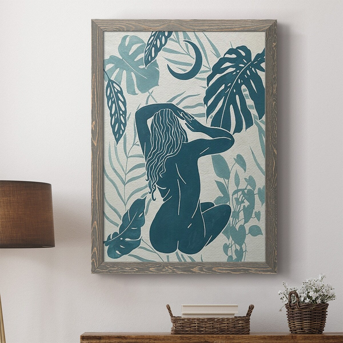 Moon Gazer IV-Premium Framed Canvas - Ready to Hang
