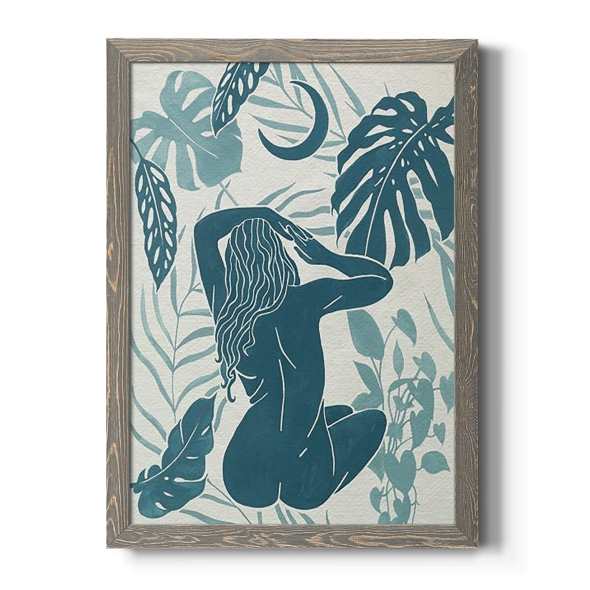 Moon Gazer IV-Premium Framed Canvas - Ready to Hang