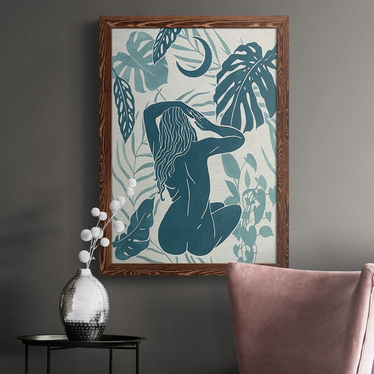 Moon Gazer IV-Premium Framed Canvas - Ready to Hang