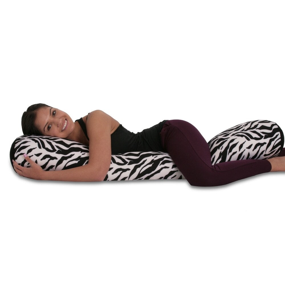 Mooshi Squishy Microbead Body Pillow - Hypoallergenic Bean Bag Pillow - Fun Bubbly Colors - Body Pillow