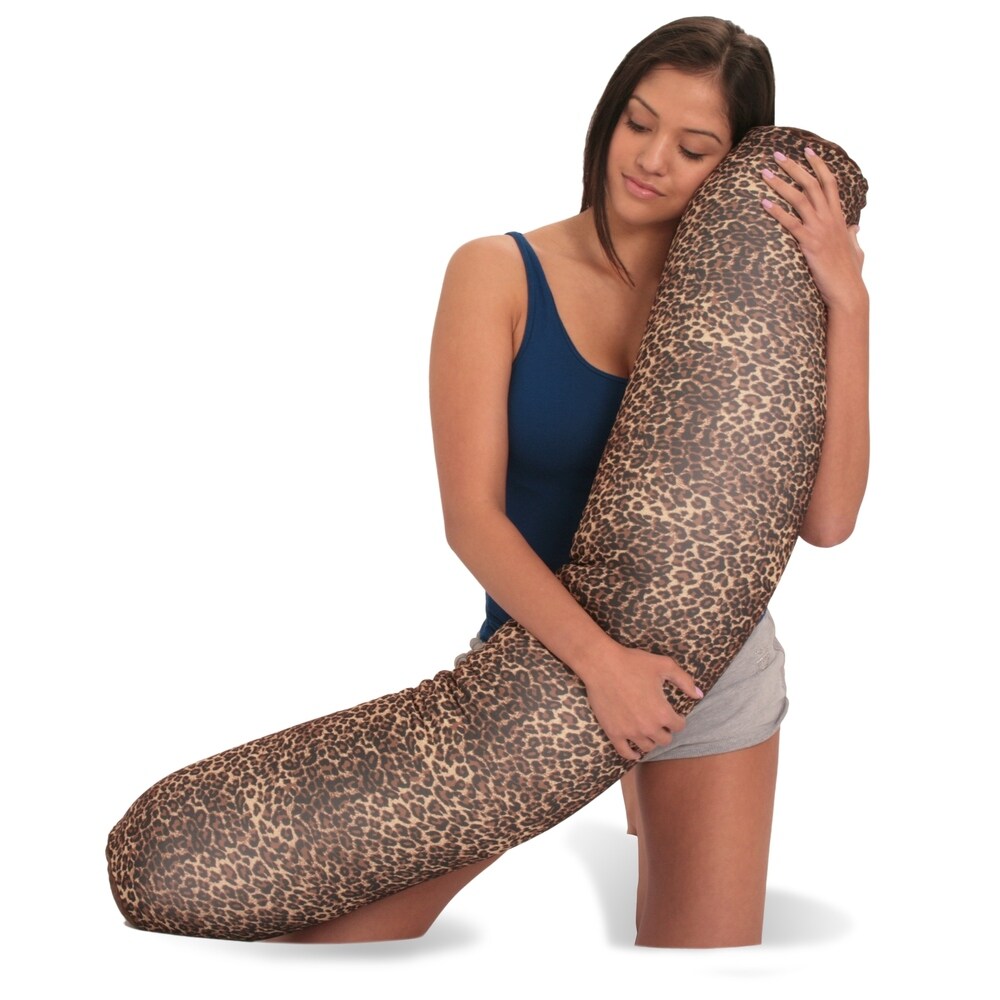 Mooshi Squishy Microbead Body Pillow - Hypoallergenic Bean Bag Pillow - Fun Bubbly Colors - Body Pillow
