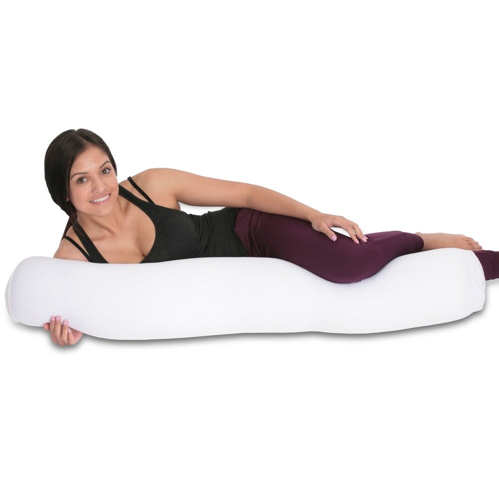 Mooshi Squishy Microbead Body Pillow - Hypoallergenic Bean Bag Pillow - Fun Bubbly Colors - Body Pillow