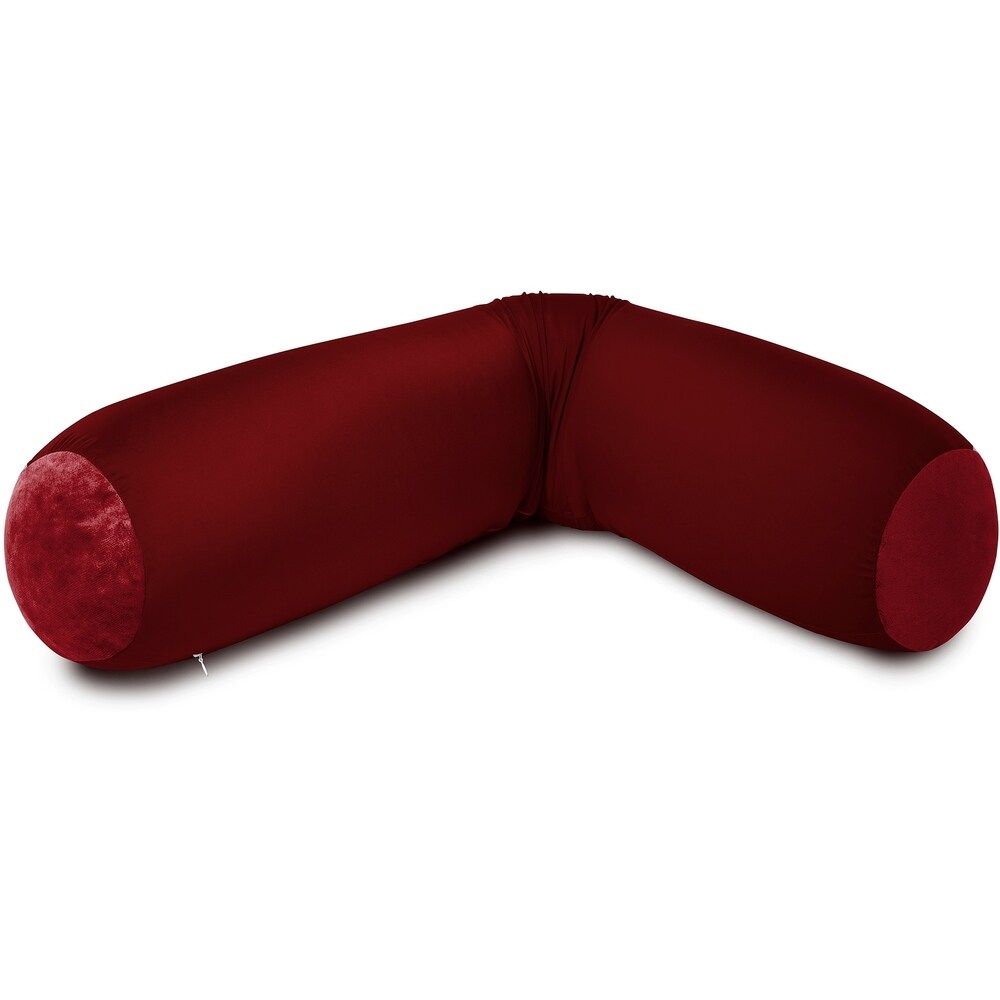 Mooshi Squishy Microbead Body Pillow - Hypoallergenic Bean Bag Pillow - Fun Bubbly Colors - Body Pillow