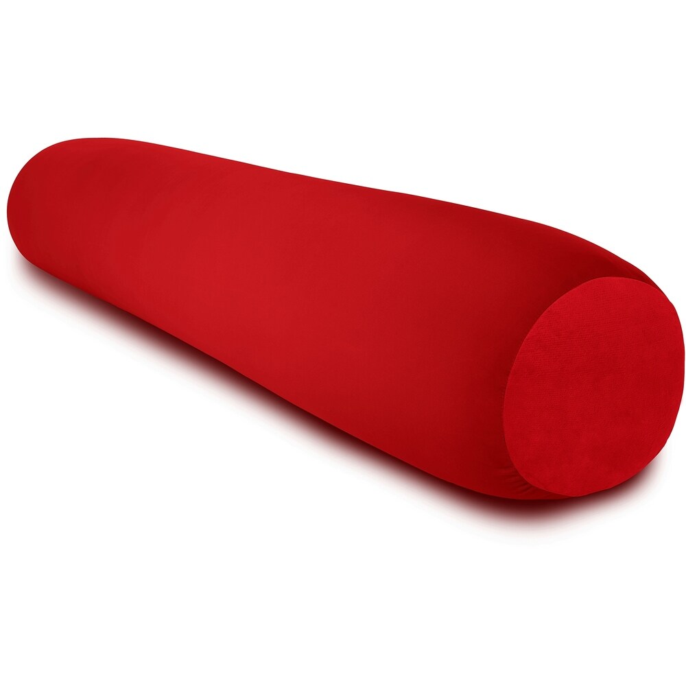 Mooshi Squishy Microbead Body Pillow - Hypoallergenic Bean Bag Pillow - Fun Bubbly Colors - Body Pillow