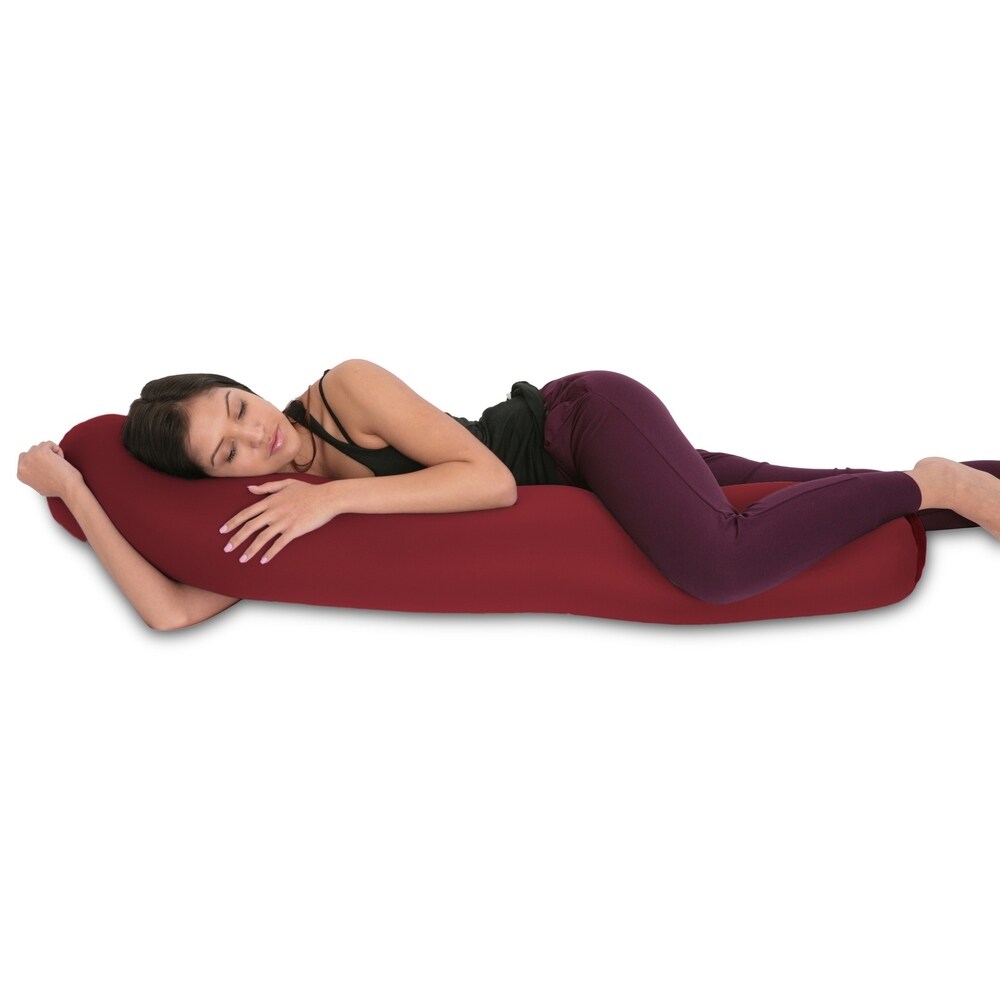 Mooshi Squishy Microbead Body Pillow - Hypoallergenic Bean Bag Pillow - Fun Bubbly Colors - Body Pillow