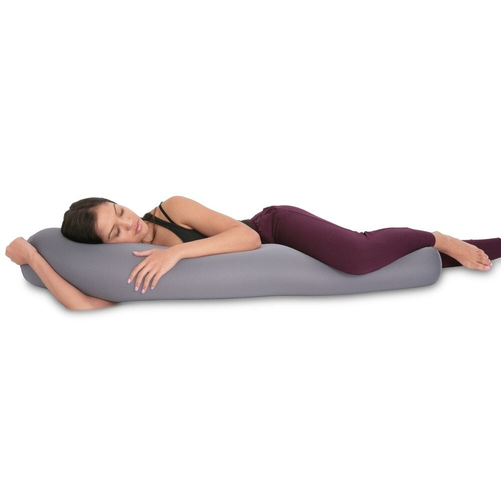 Mooshi Squishy Microbead Body Pillow - Hypoallergenic Bean Bag Pillow - Fun Bubbly Colors - Body Pillow