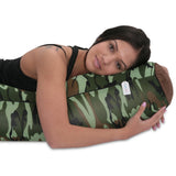 Mooshi Squishy Microbead Body Pillow - Hypoallergenic Bean Bag Pillow - Fun Bubbly Colors - Body Pillow