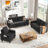 Morden Style Couch Furniture Upholstered for Home or Office