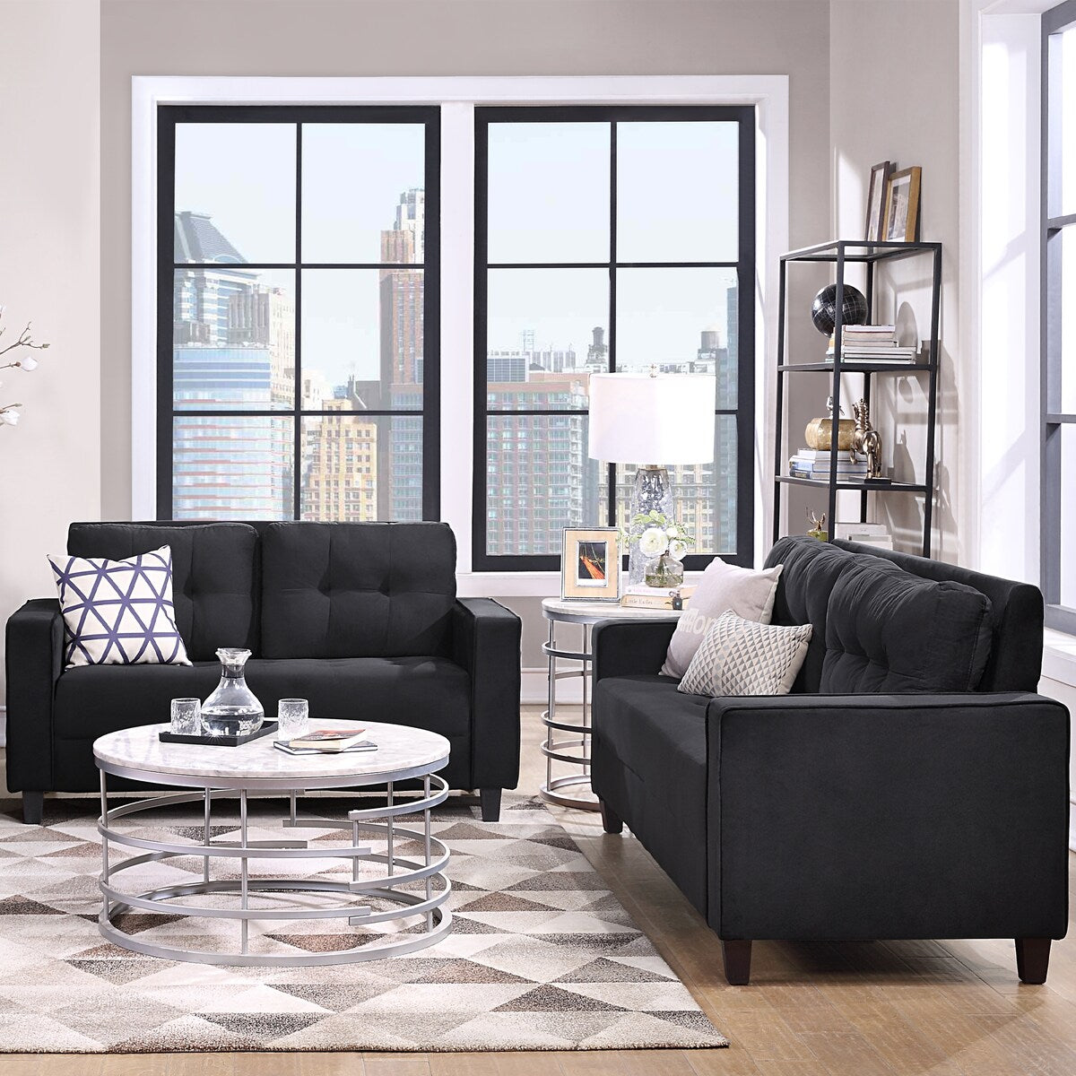 Morden Style Couch Furniture Upholstered for Home or Office