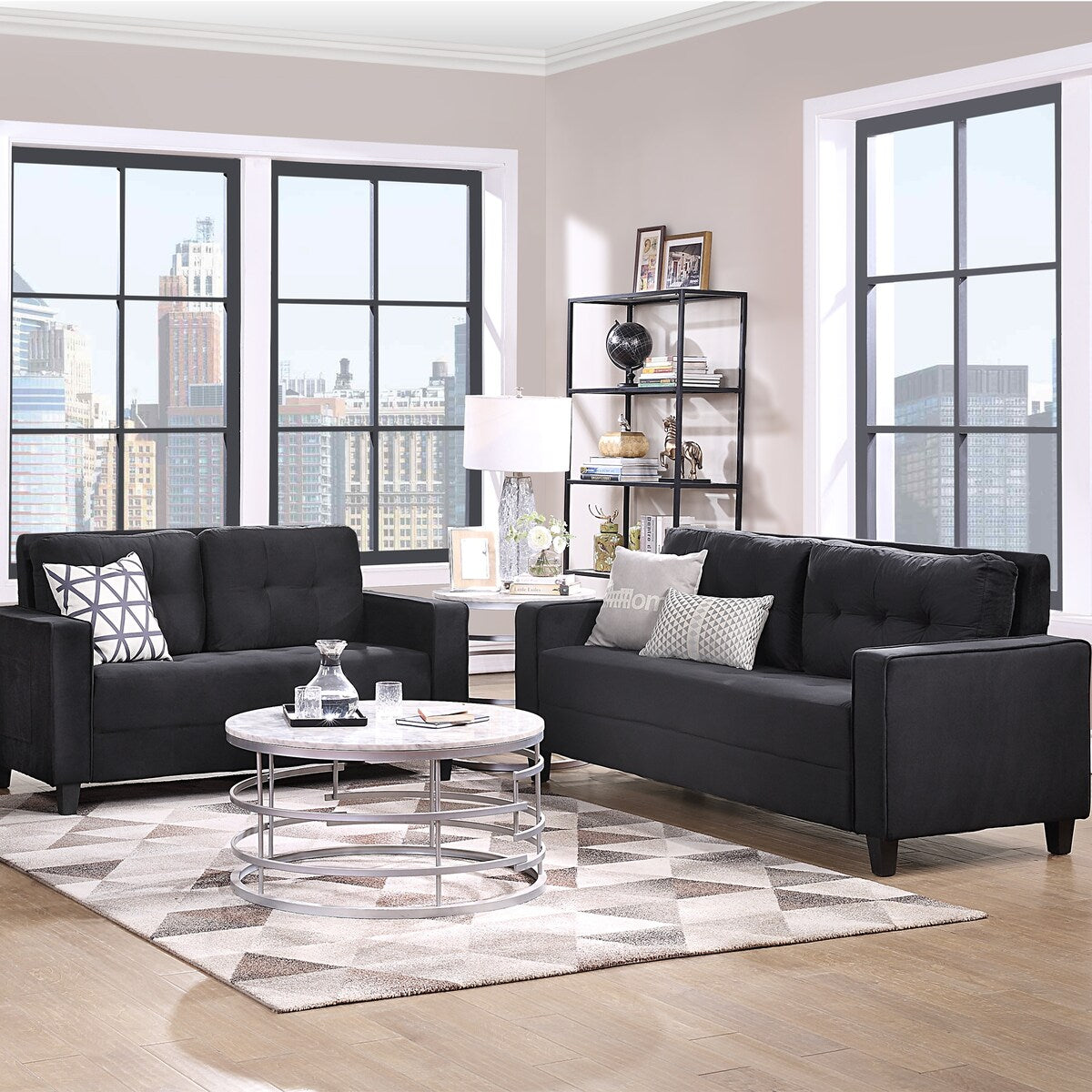 Morden Style Couch Furniture Upholstered for Home or Office