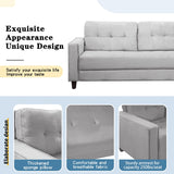 Morden Style Sofa Set Couch Furniture Upholstered Loveseat and Three Seat Sofa for Home or Office