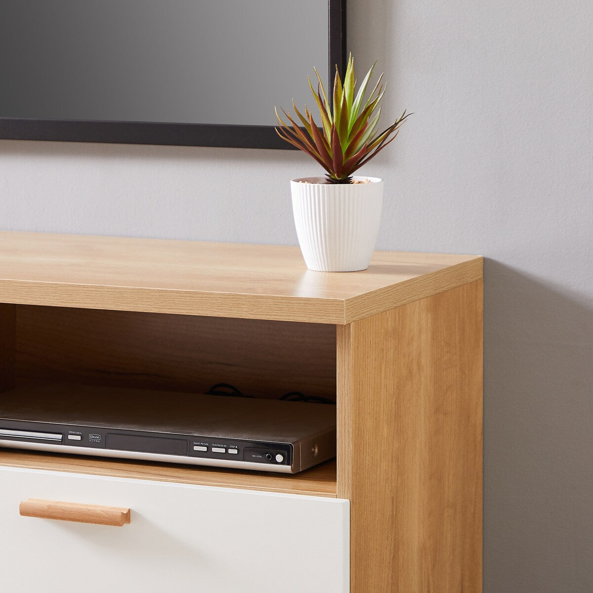 Morden TV Stand,high quality table top and wood grain color TV Cabinet