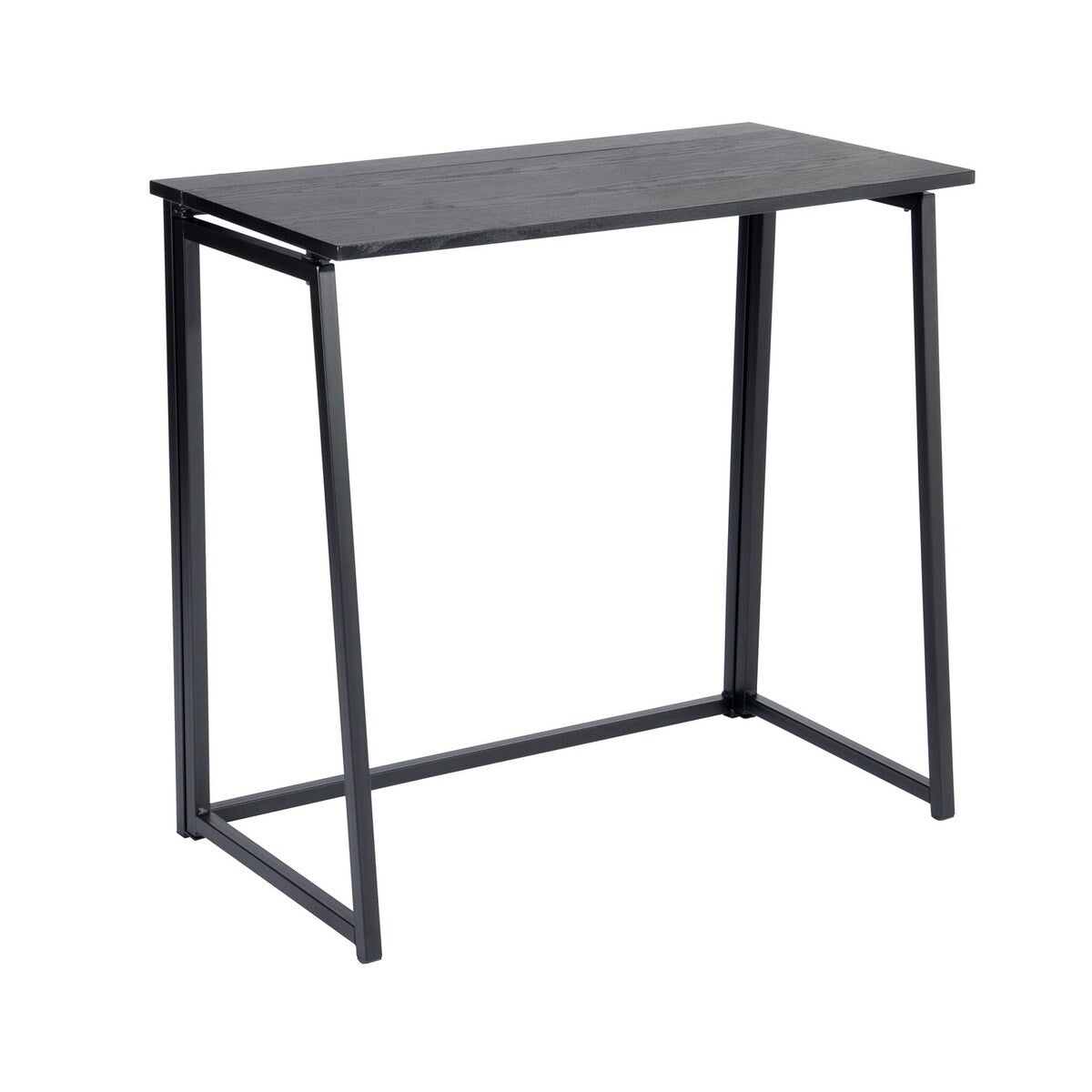 Mordern Rectangular Metal Computer Desk Black