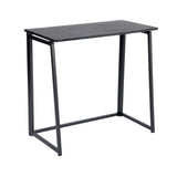 Mordern Rectangular Metal Computer Desk Black